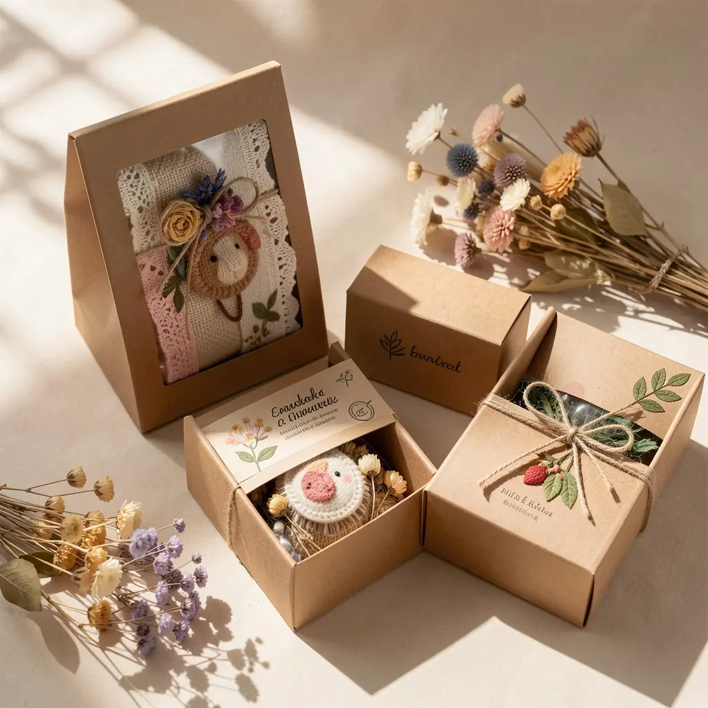 Collection of handmade craft gifts